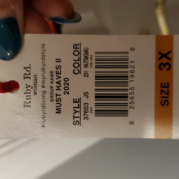 Ruby Rd. Animal Print Top - Picture 6 of 7